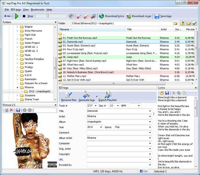 Mp3Tag Pro Screenshot